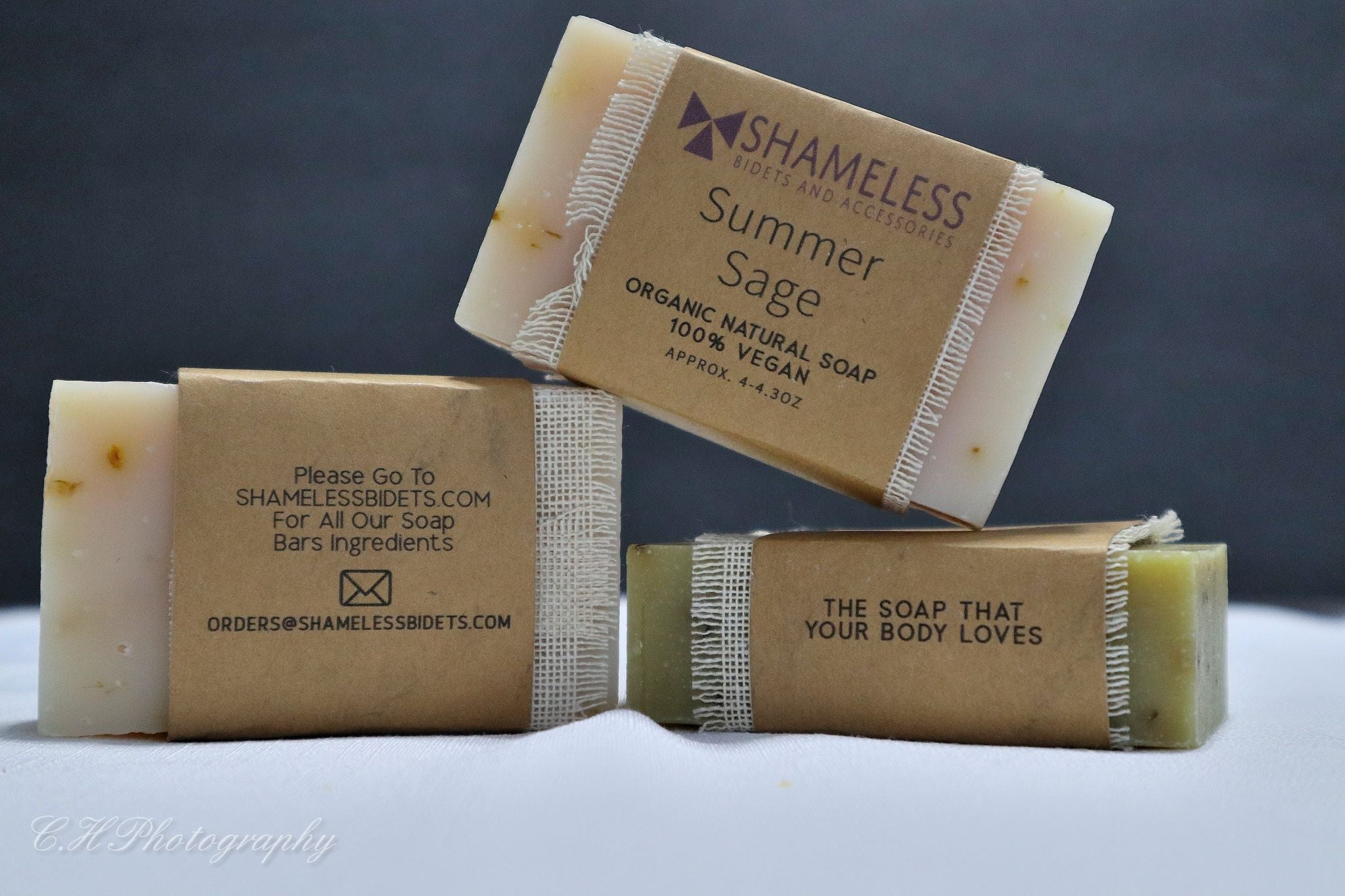 A bar of Organic Coconut Soap made with natural ingredients, showcasing its creamy texture and organic label.