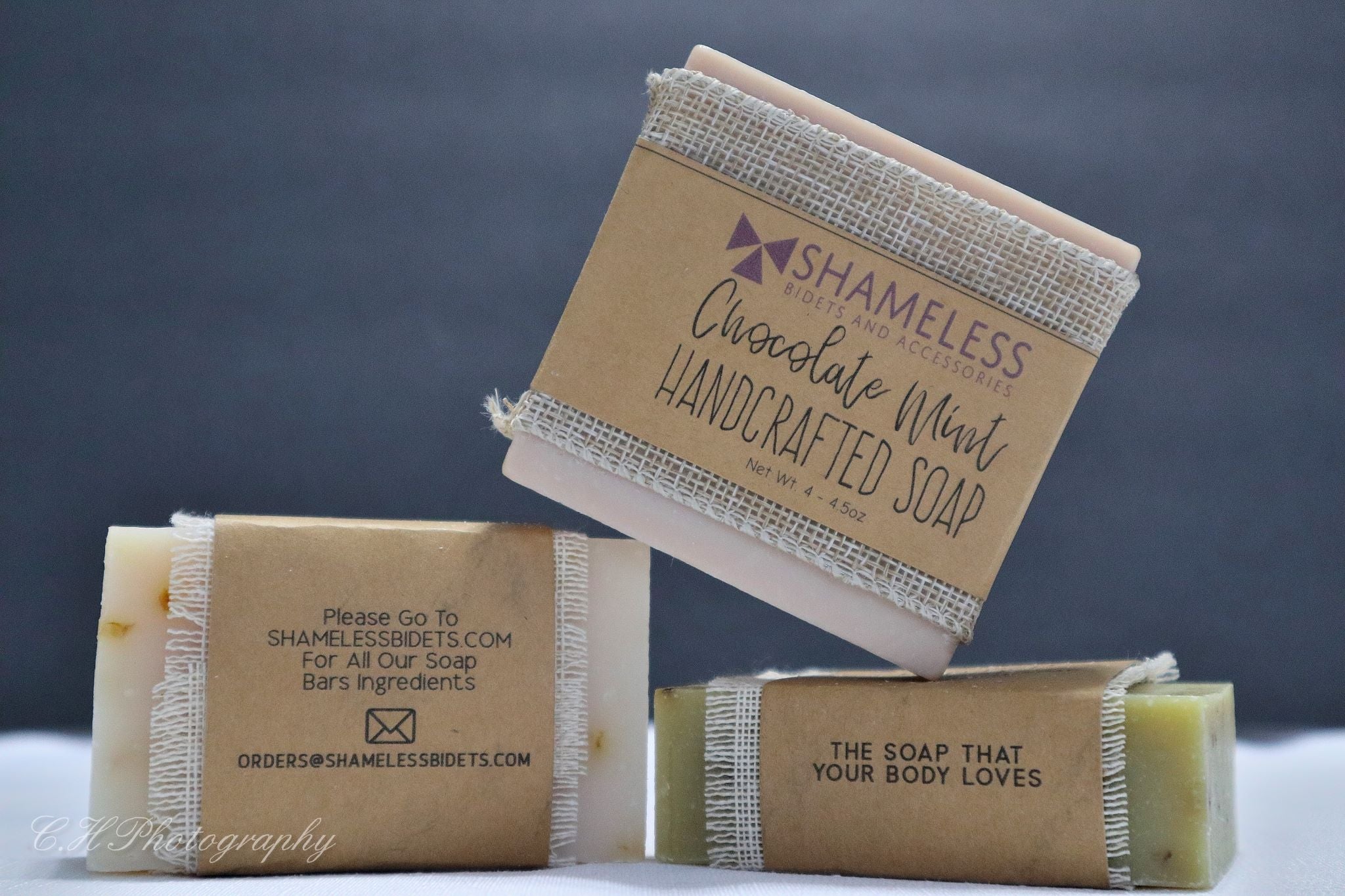 Organic Shea Butter Soap bar with natural ingredients, showcasing its creamy texture and eco-friendly packaging.