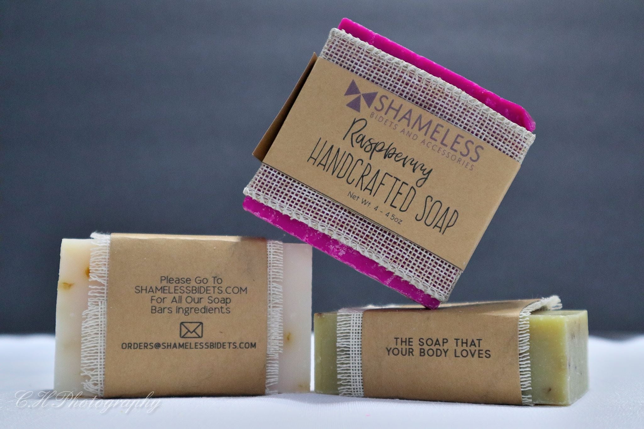 Organic Shea Butter Soap bar with natural ingredients, showcasing its creamy texture and eco-friendly packaging.