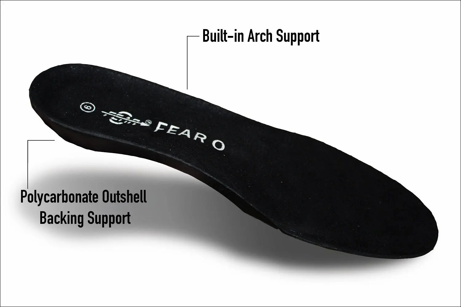 Orthopedic High Arch Support Shoe Insoles with shock-absorbing gel pads, designed for comfort and pain relief.