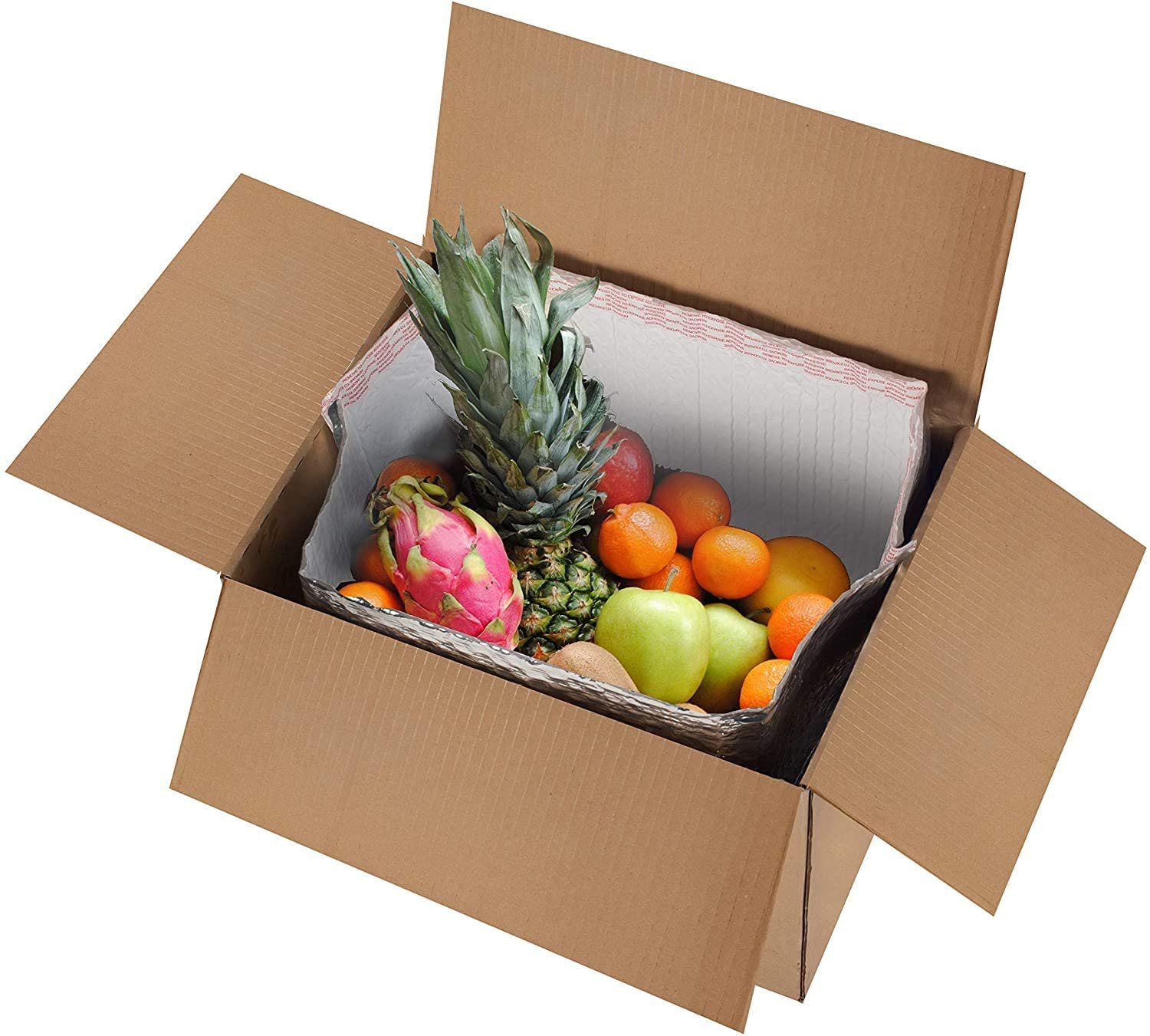 Box of mixed fresh fruits