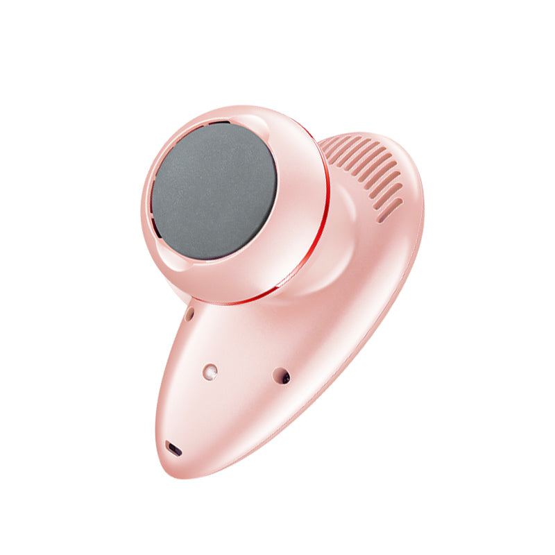 Pink Pedicure Massager USB with grinding and massage heads, designed for at-home foot care.