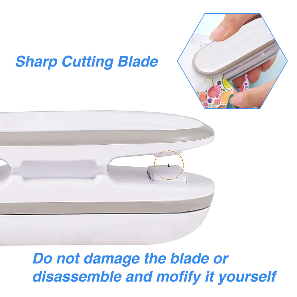 A compact Portable Sealer Electric Plastic Heat Sealing Machine designed for sealing food and plastic bags efficiently.