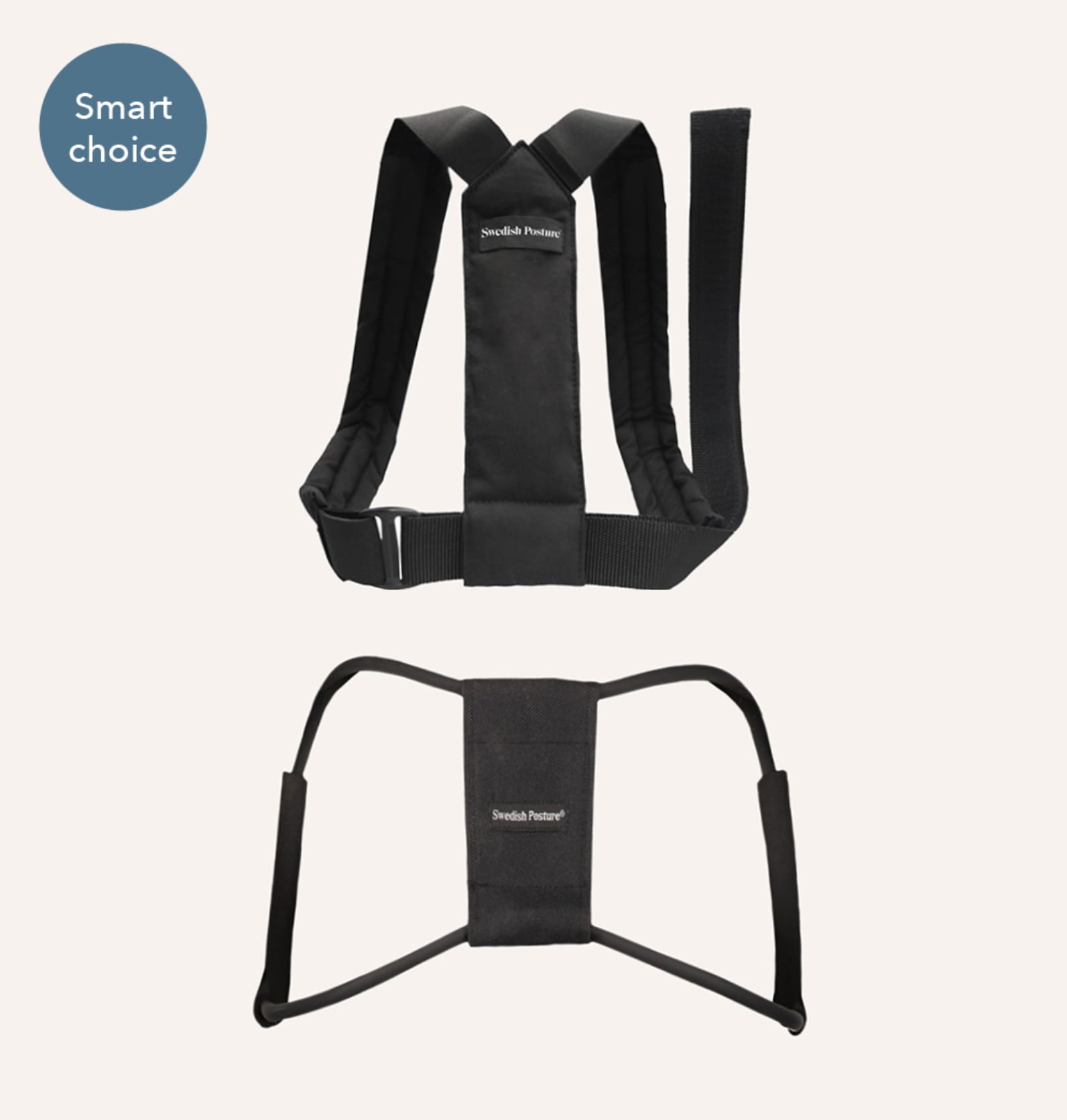 Posture Smart Kit featuring a 3in1 trainer and Flexi One-Size posture brace for improved posture and back stretching.