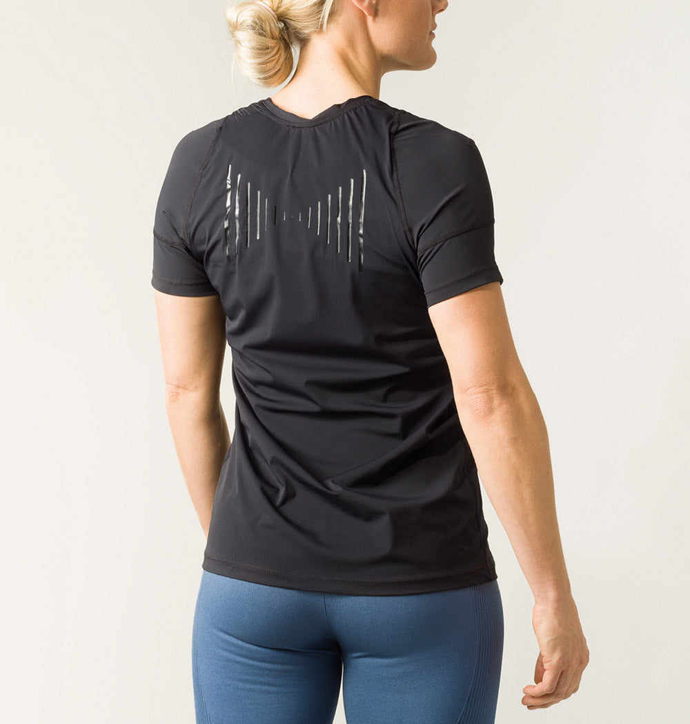 A comfortable Reminder Posture T-shirt designed to improve posture with Posture Alignment Technology, featuring a relaxed fit and stylish design.