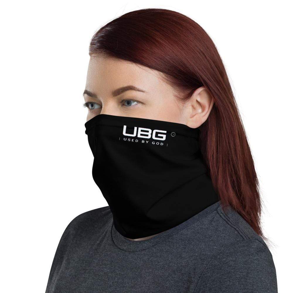 UBG Neck Gaiter made from breathable microfiber polyester, featuring a stylish design suitable for outdoor activities.