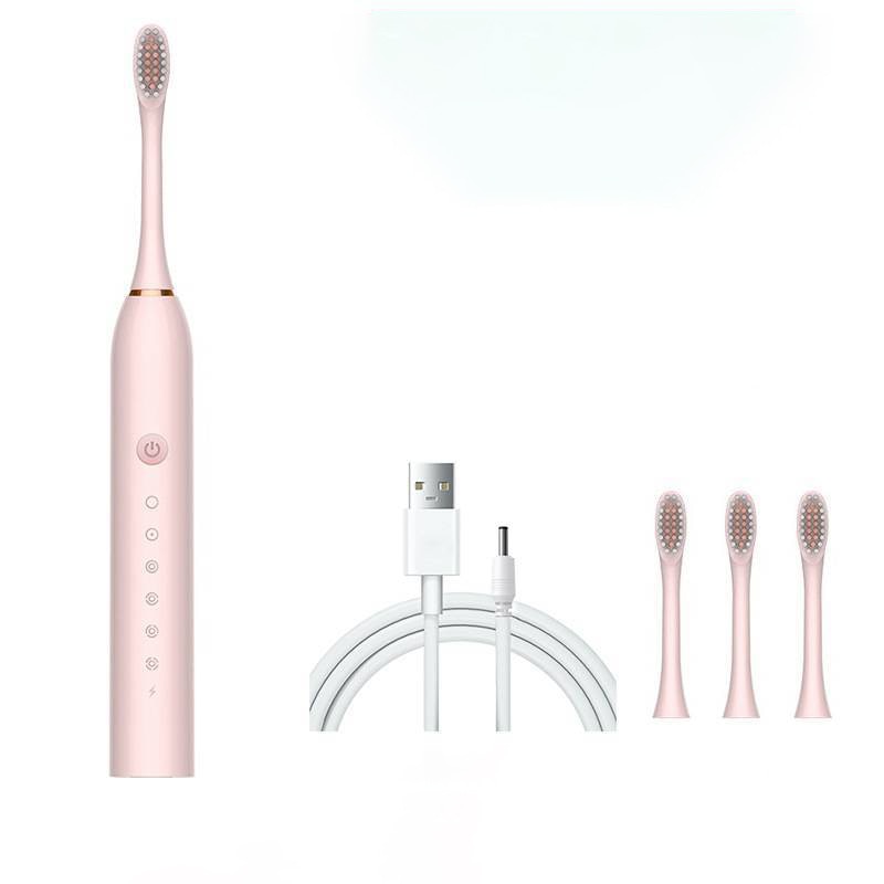 Ultrasonic Electric Toothbrush with USB charging, featuring 6 modes and a sleek design, ideal for adults.