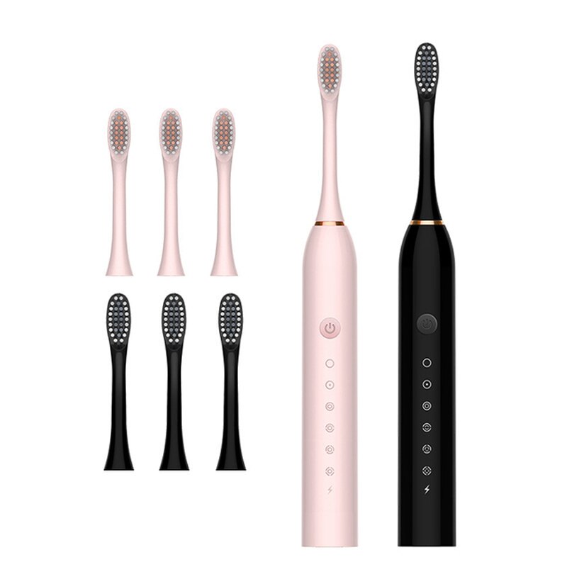 Ultrasonic Electric Toothbrush with USB charging, featuring 6 modes and DuPont toothbrush head, ideal for adults.