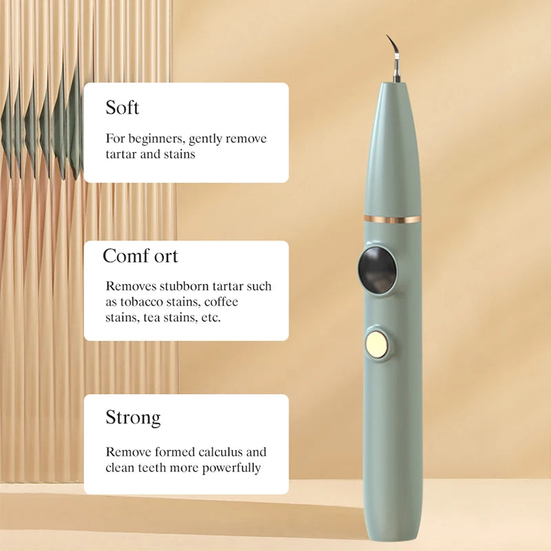 Visual Ultrasonic Dental Scaler with ergonomic design and display for effective tartar and stain removal.