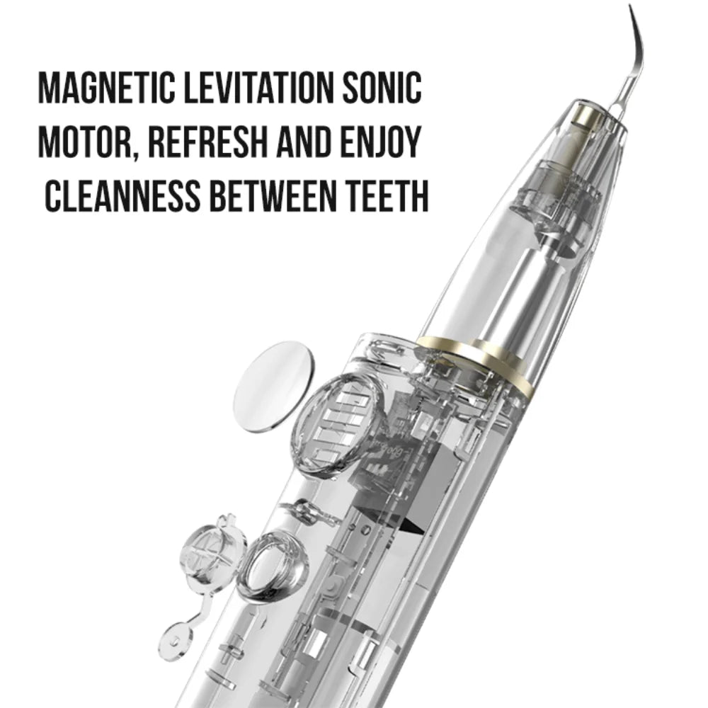 Visual Ultrasonic Dental Scaler with ergonomic design and display for effective tartar and stain removal.