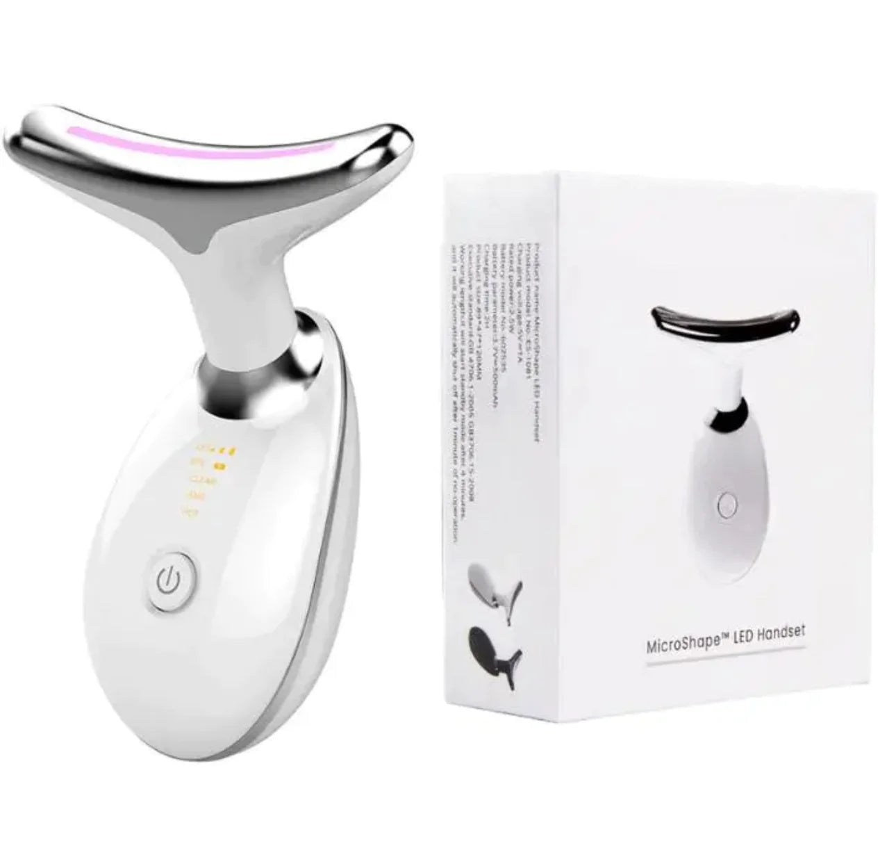 Wavy Chic Beauty Facial Massager in seven vibrant colors, designed for anti-aging and acne treatment.