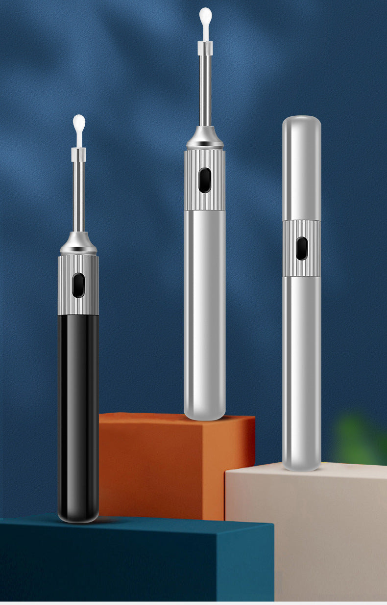 WiFi Otoscope Ear Cleaner with HD camera and LED lights, designed for safe ear cleaning and inspection.