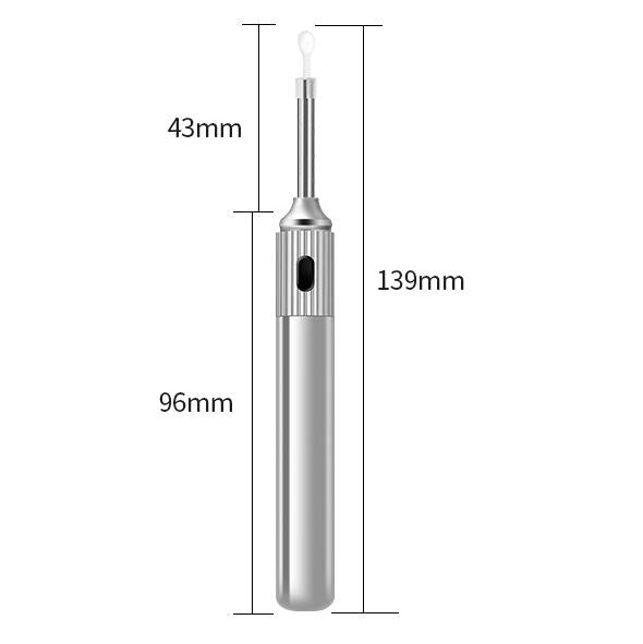 WiFi Otoscope Ear Cleaner with HD camera and LED lights, designed for safe ear cleaning and inspection.