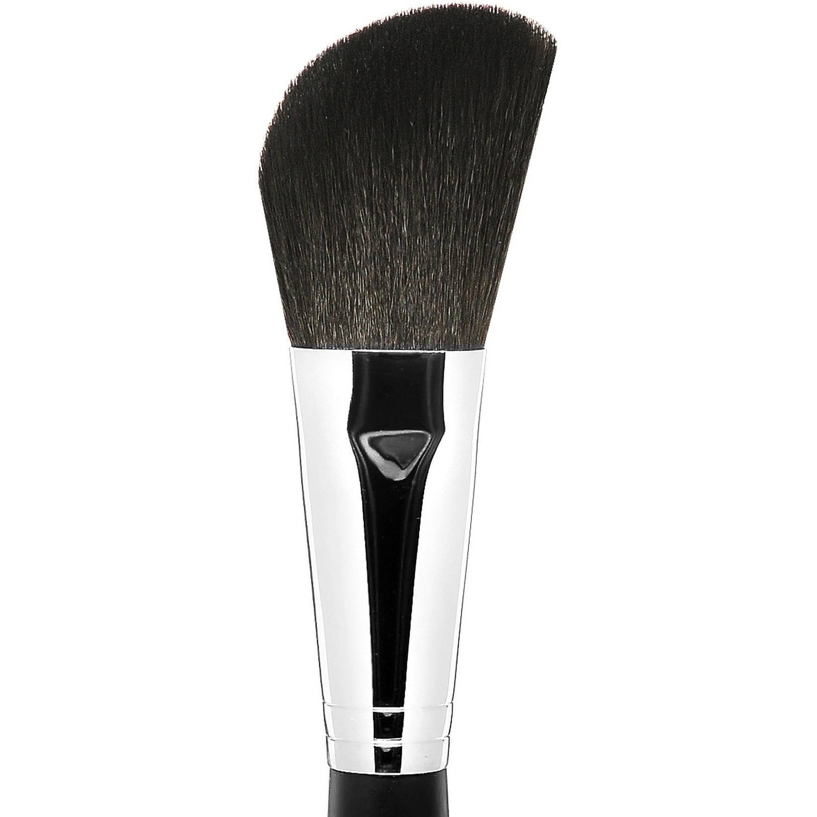 Studio Gear Cosmetics #11 Large Contour Brush with dense, angled bristles made from super soft goat hair, ideal for contouring.