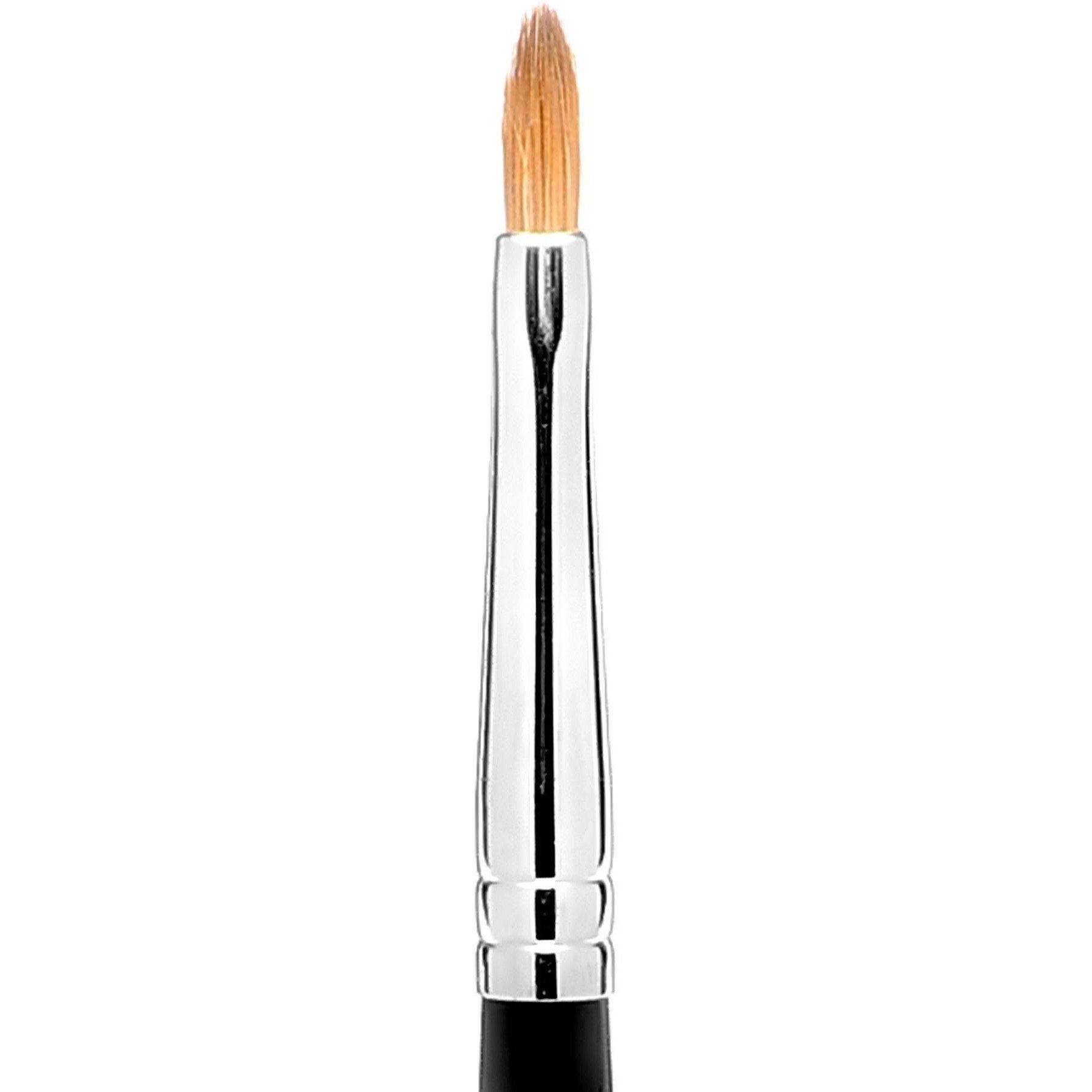 Studio Gear Cosmetics #41 Sable Liner Brush with tapered point and natural golden sable bristles, ideal for precise eyeliner application.