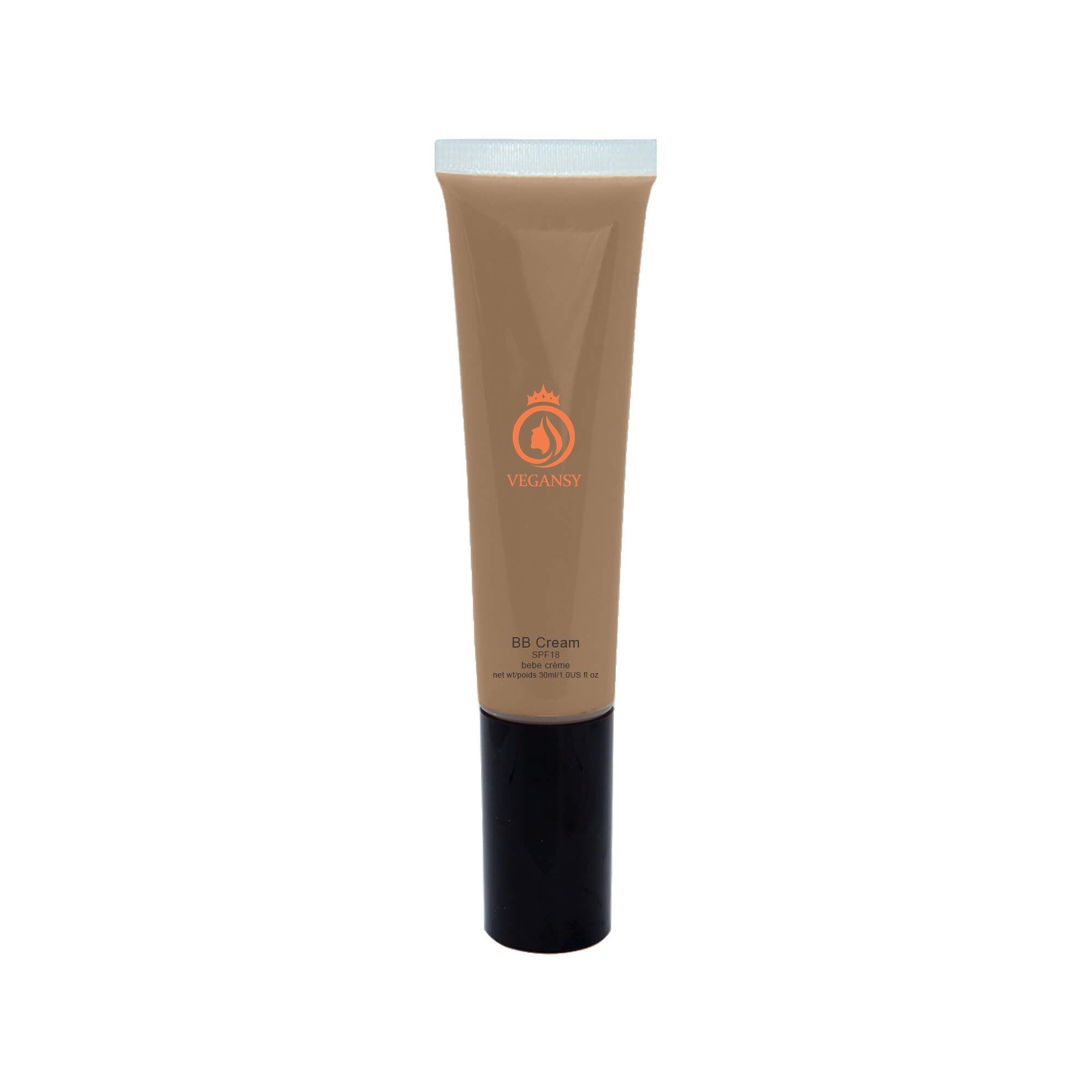 Birch BB cream bottle showcasing its light, moisturizing formula with SPF 18, designed for skin protection and medium coverage.