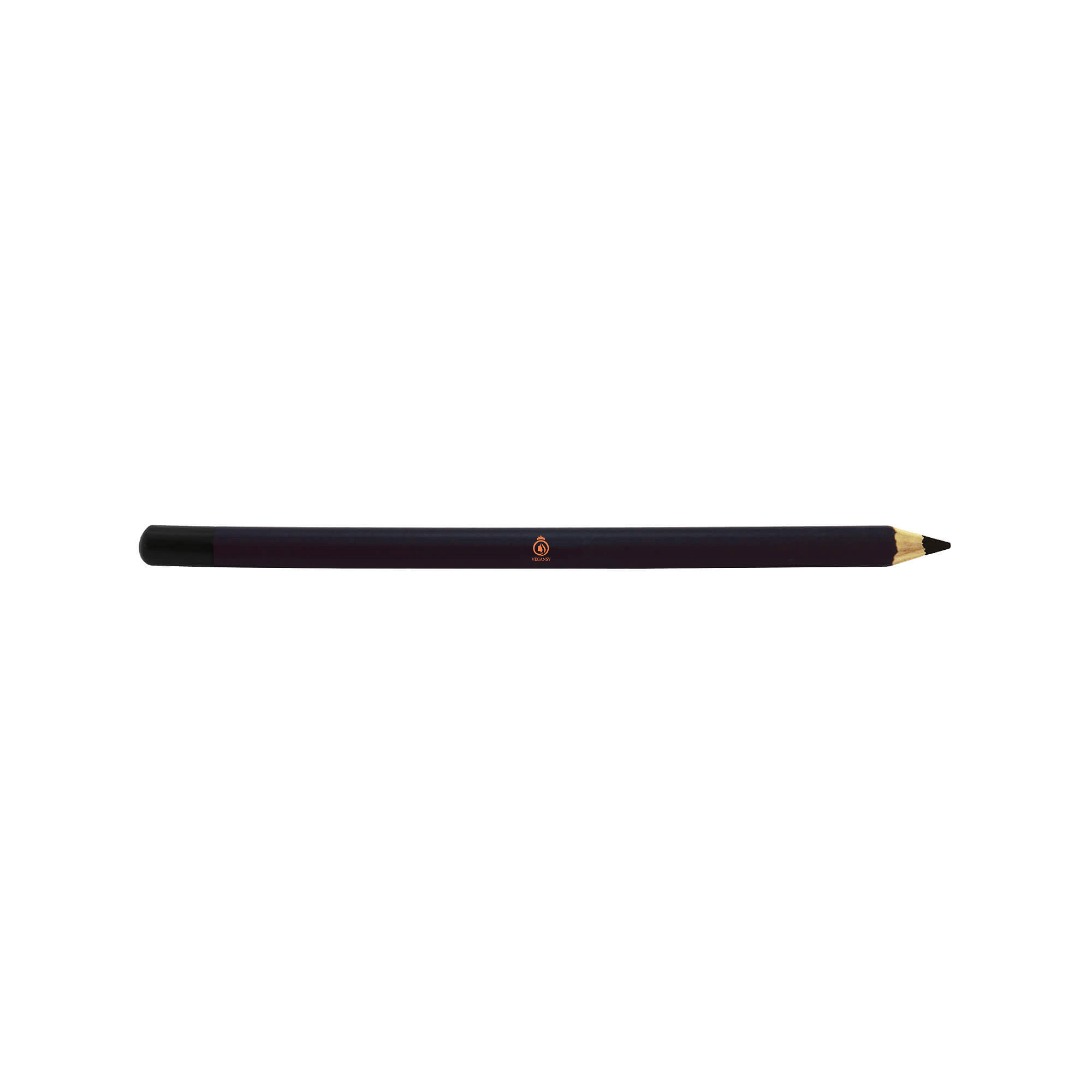 A sleek black eye pencil with a creamy texture, perfect for creating dramatic eye looks and blending seamlessly with eyeshadows.