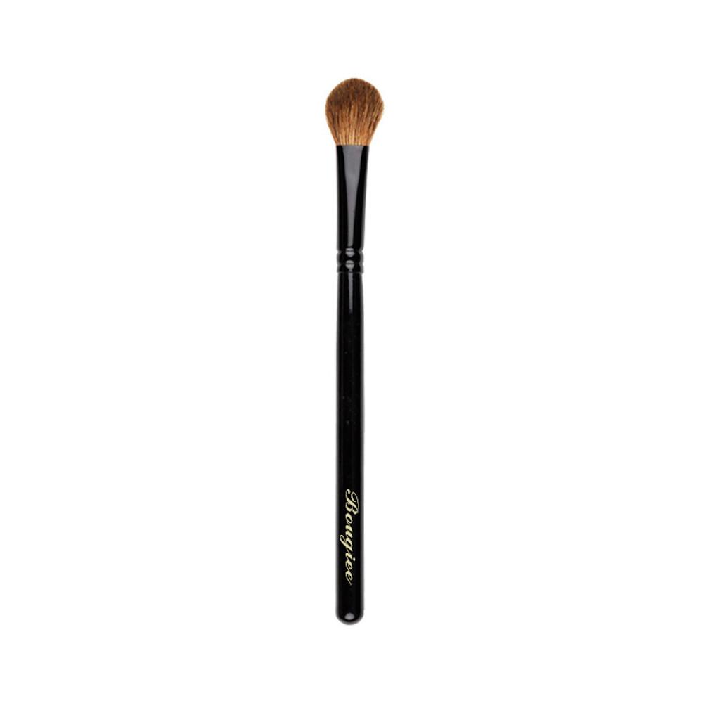 Blending Brush BK13 with ultra-soft goat hair bristles, polished black ferrule, and high gloss birch wood handle, ideal for seamless eyeshadow blending.