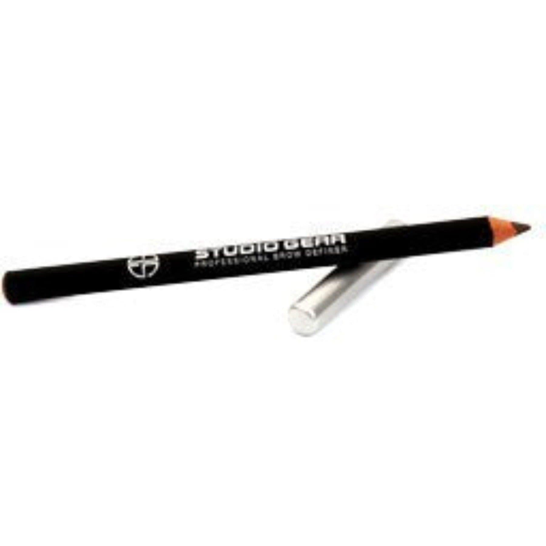 Studio Gear Cosmetics Brow Definer pencil in various shades, showcasing its precise tip and soft texture for effortless brow definition.