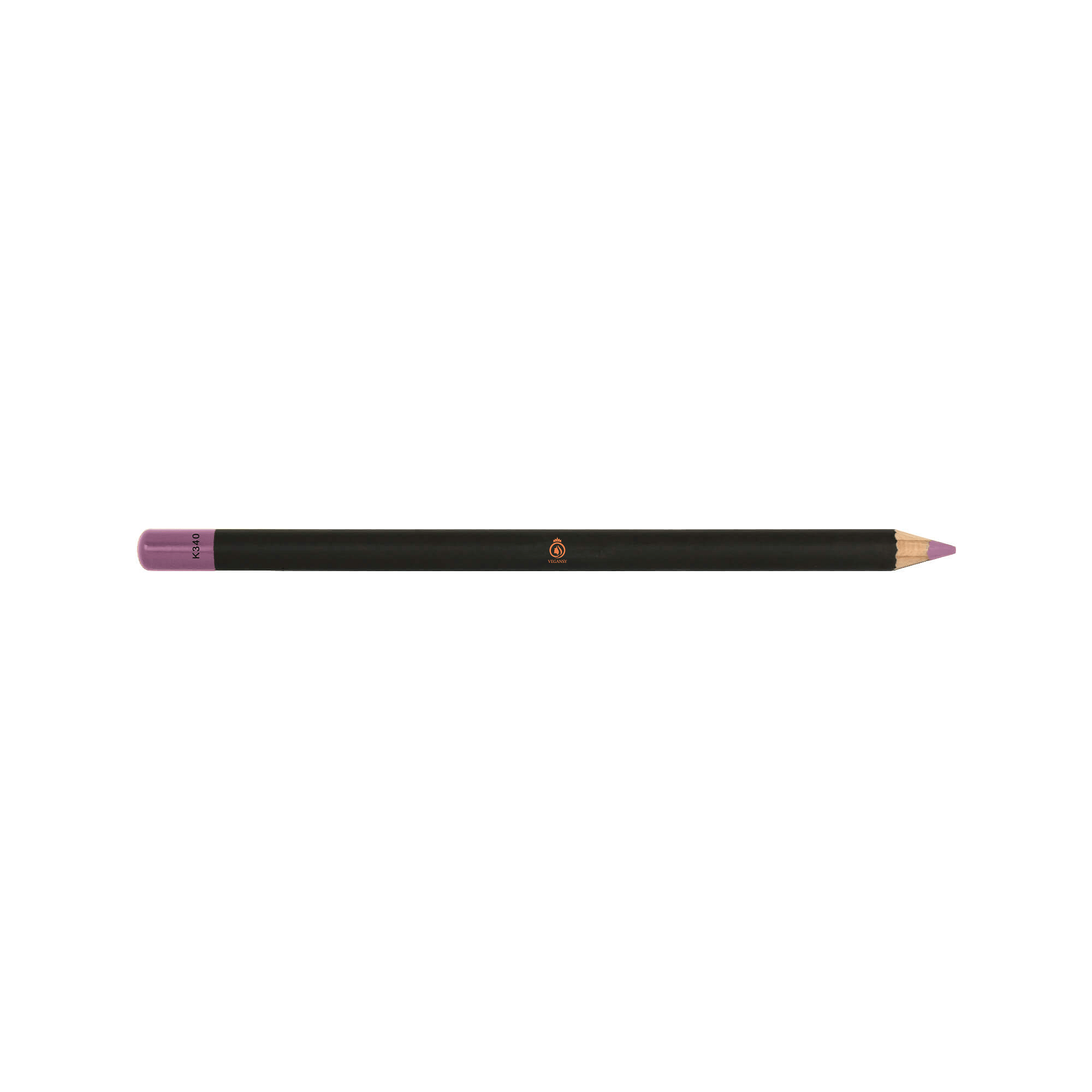 A close-up of a creamy lip pencil with a rich pigment, showcasing its smooth texture and shea butter infusion for perfect lip definition.