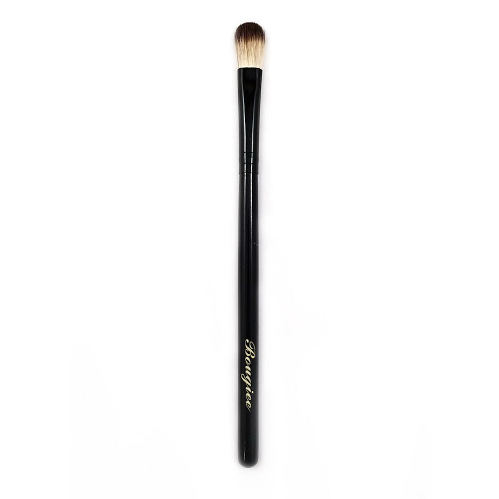 Chisel Brush BK39 with soft goat hair bristles and polished black ferrule, featuring a high gloss birch wood handle.