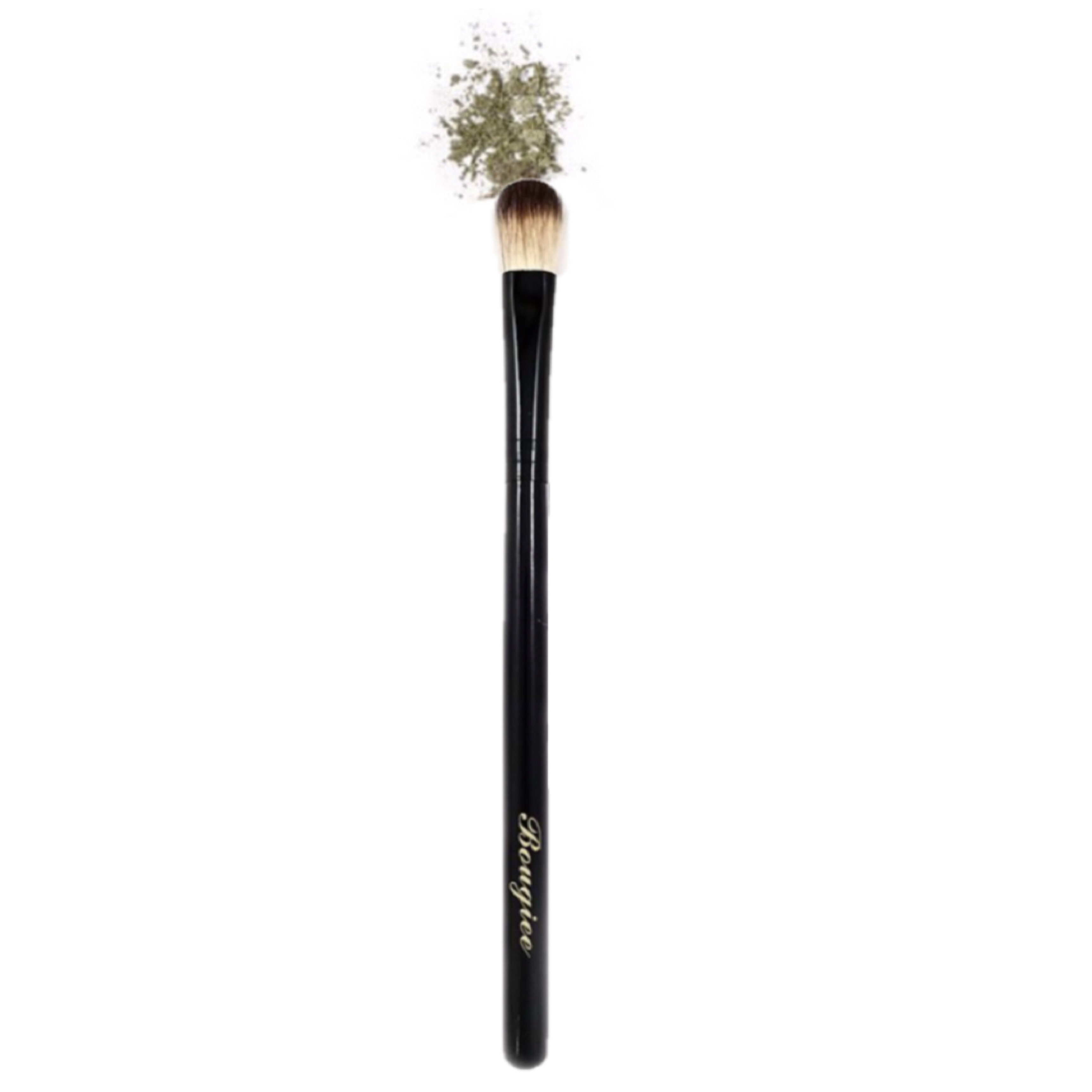 Chisel Brush BK39 with soft goat hair bristles and polished black ferrule, featuring a high gloss birch wood handle.