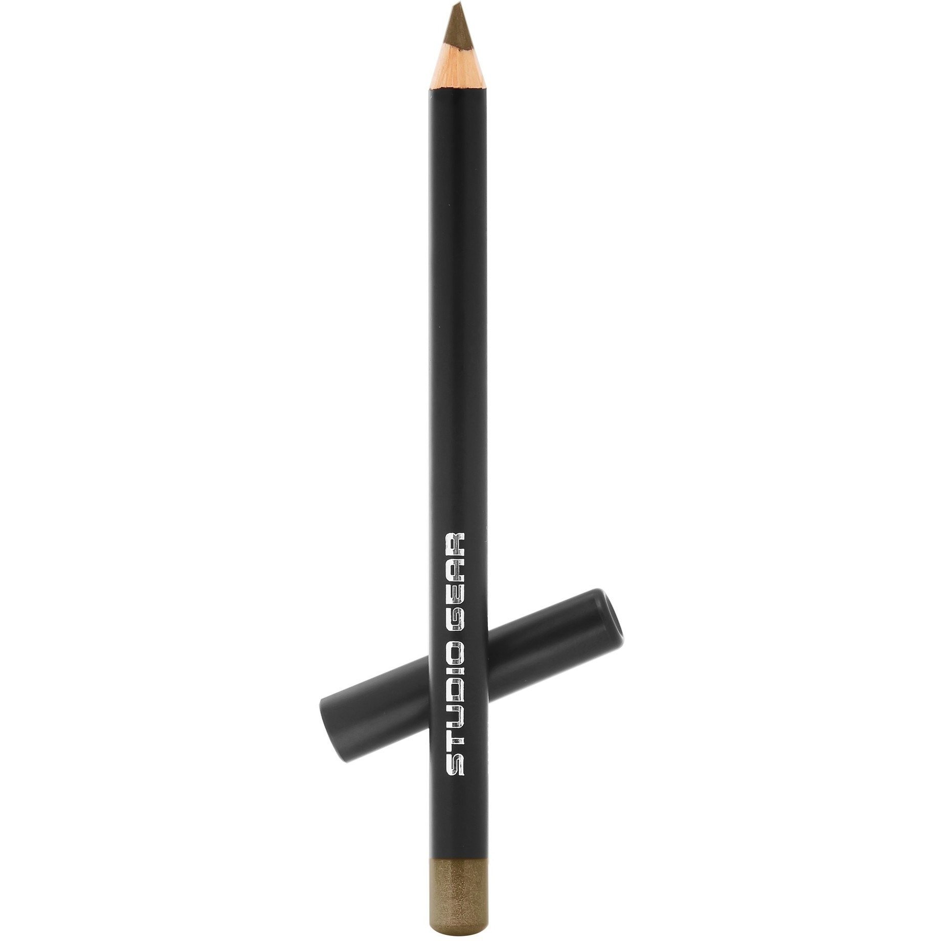 Studio Gear Cosmetics Eye Pencil showcasing its sleek design and vibrant color options, perfect for creating defined or smoky eye looks.