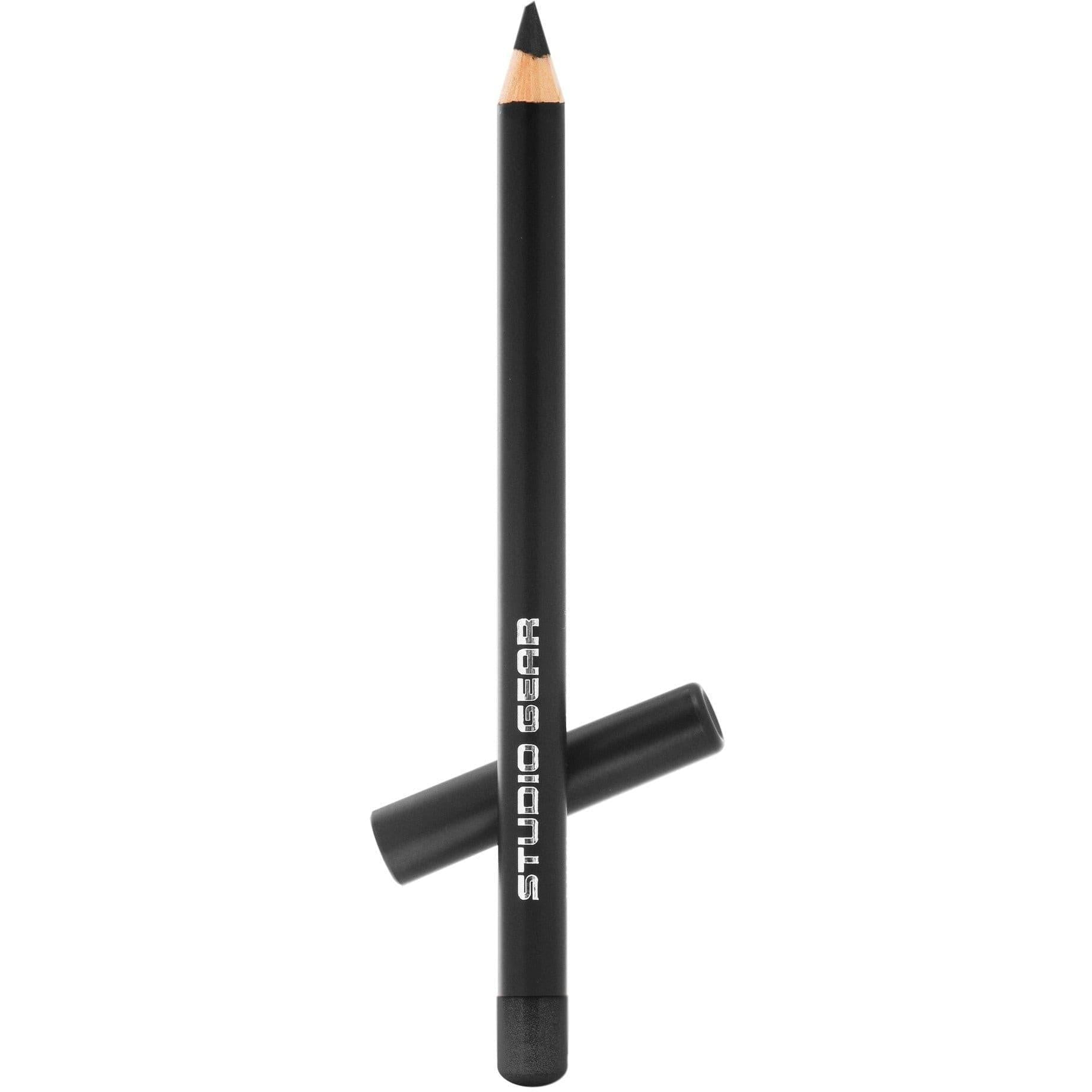 Studio Gear Cosmetics Eye Pencil showcasing its sleek design and vibrant color options, perfect for creating defined or smoky eye looks.