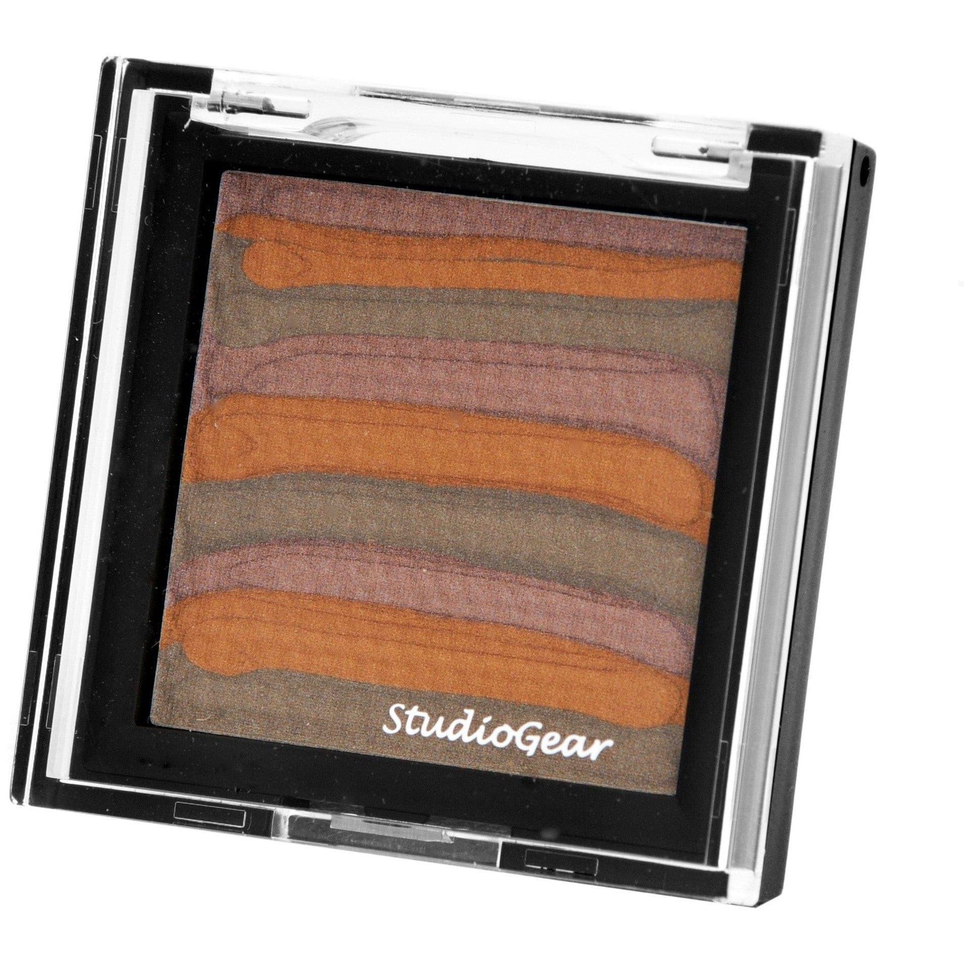 Studio Gear Cosmetics Impressionism Eye/Lip/Cheek palette showcasing three vibrant colors for versatile makeup application.