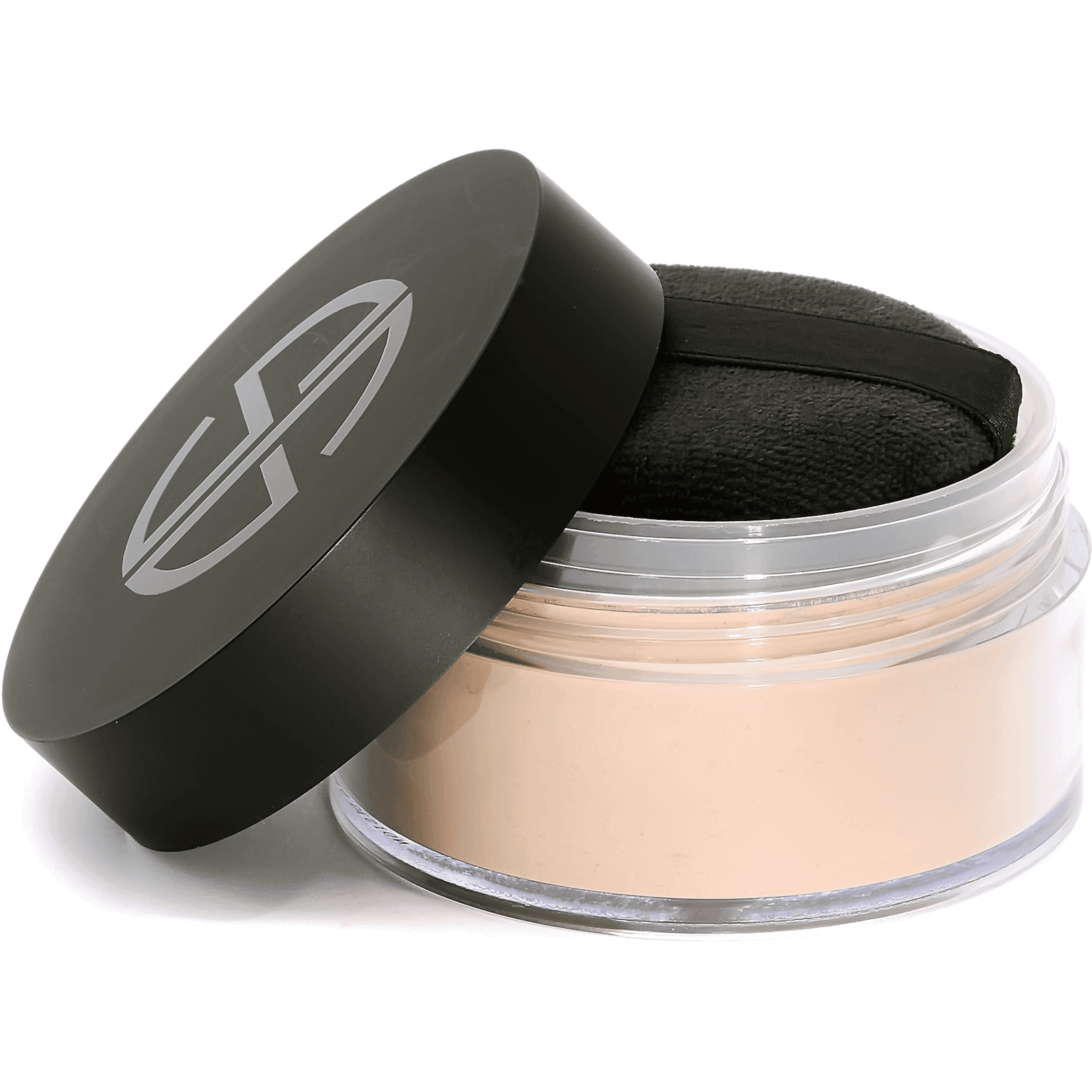 Studio Gear Cosmetics Invisible Loose Powder in a sleek container, showcasing its fine texture and lightweight formula for a flawless matte finish.