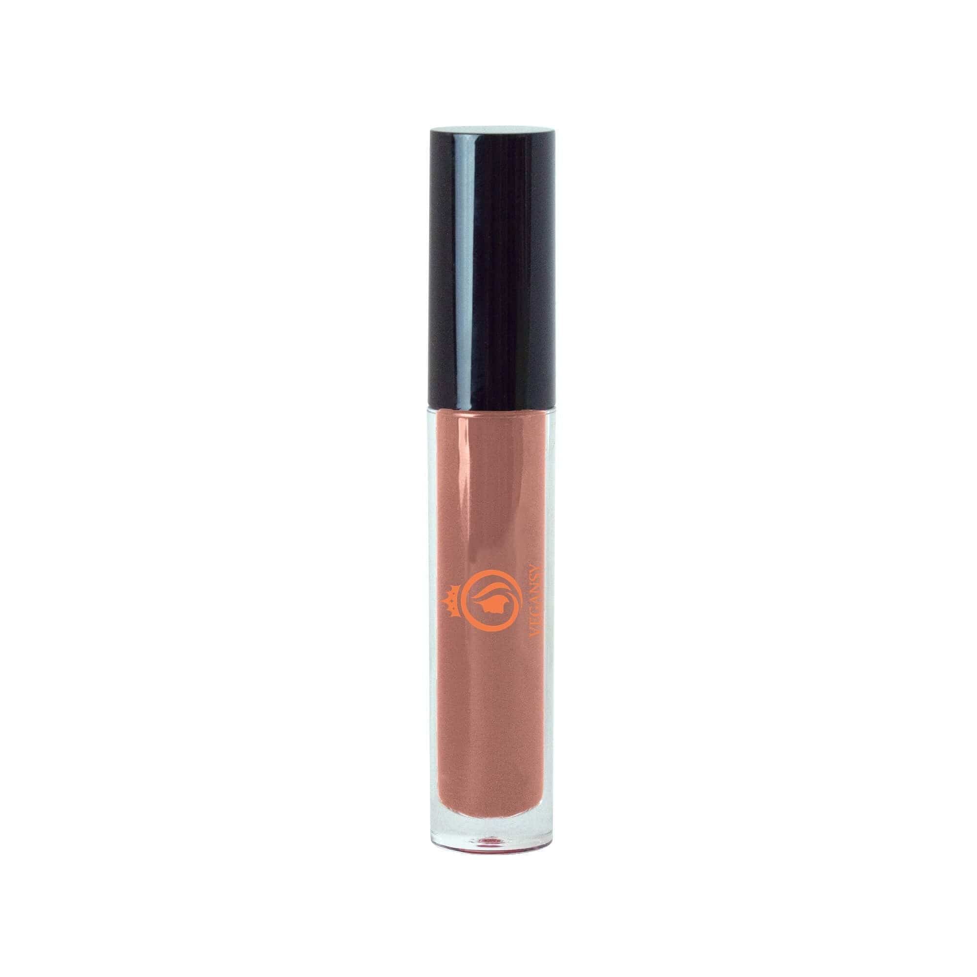 A tube of Bare Lip Gloss showcasing its sleek design and shimmering formula, perfect for achieving fuller lips.