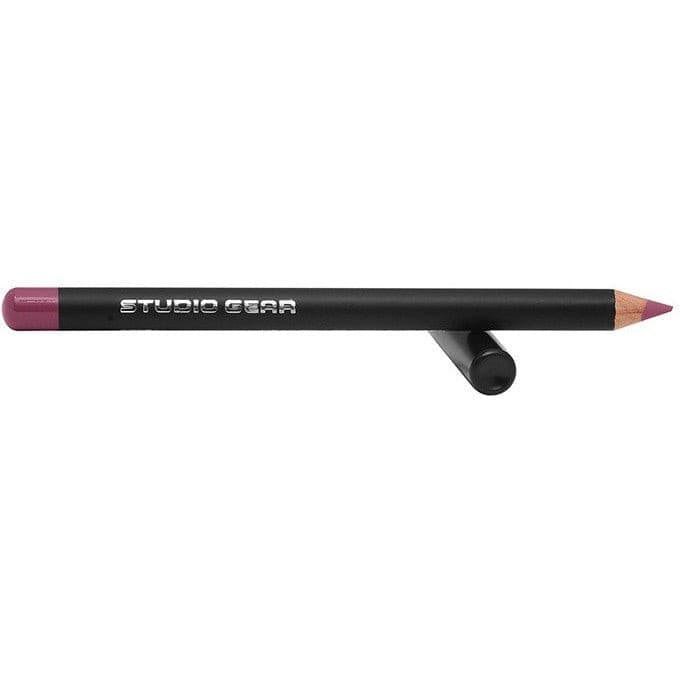 Studio Gear Cosmetics Lip Liner pencil showcasing its sleek design and vibrant color.