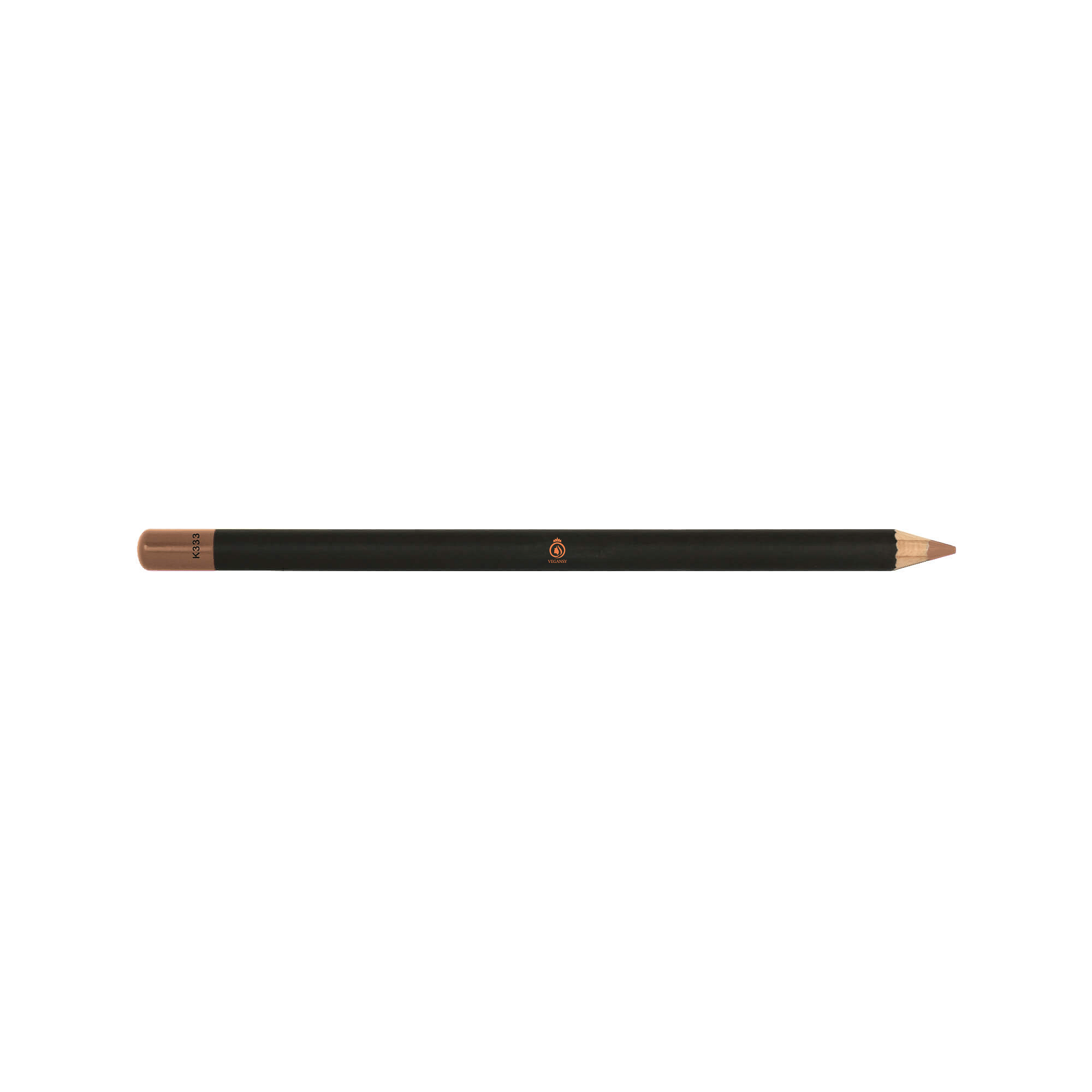 A close-up of the Sand Lip Pencil showcasing its creamy texture and rich pigment, ideal for defining lips.