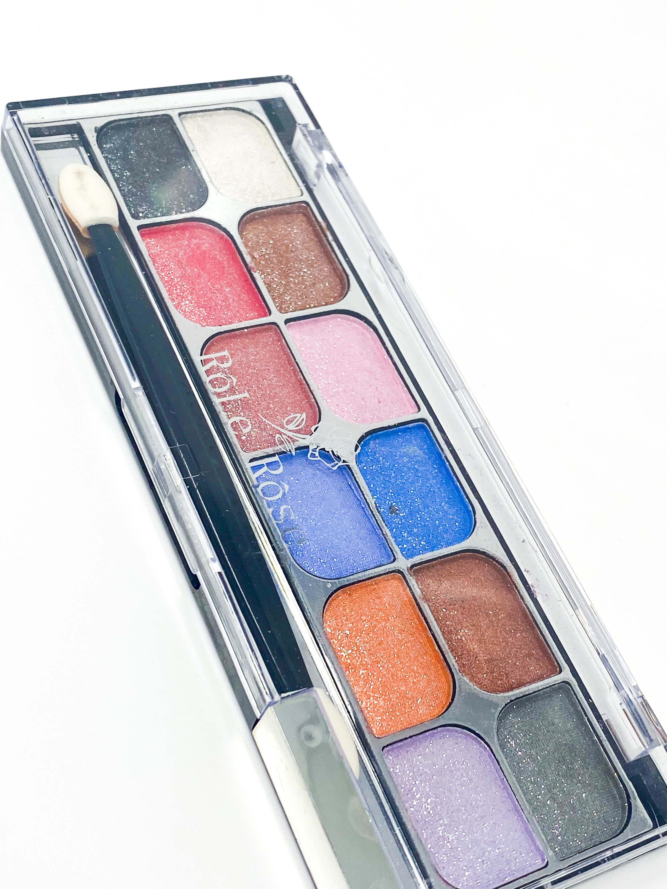 12 Rich Pigment Eye Shadow Palette X3 showcasing vibrant colors and high shimmer finishes, perfect for creating stunning eye looks.