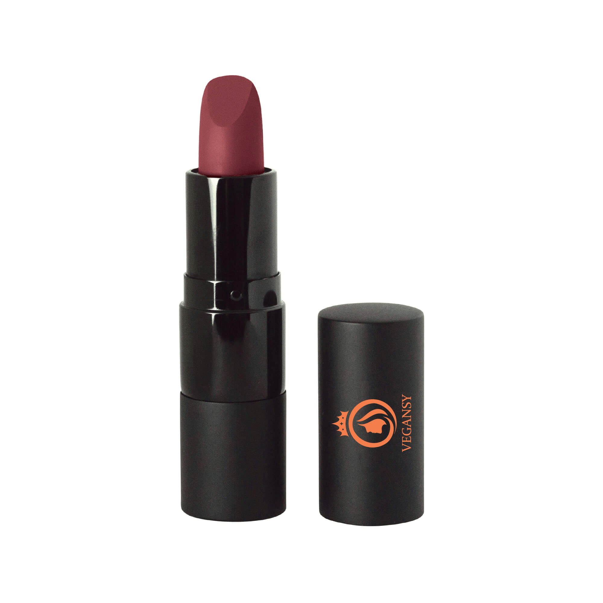 Mauvelous matte lipstick in a sleek tube, showcasing its rich mauve color and elegant design.