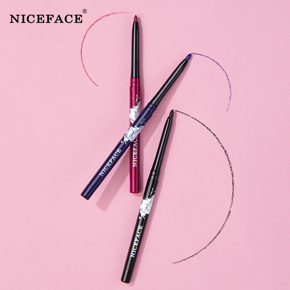 NICEFACE6 Color Matte Eyeliner gel in various vibrant colors displayed elegantly.