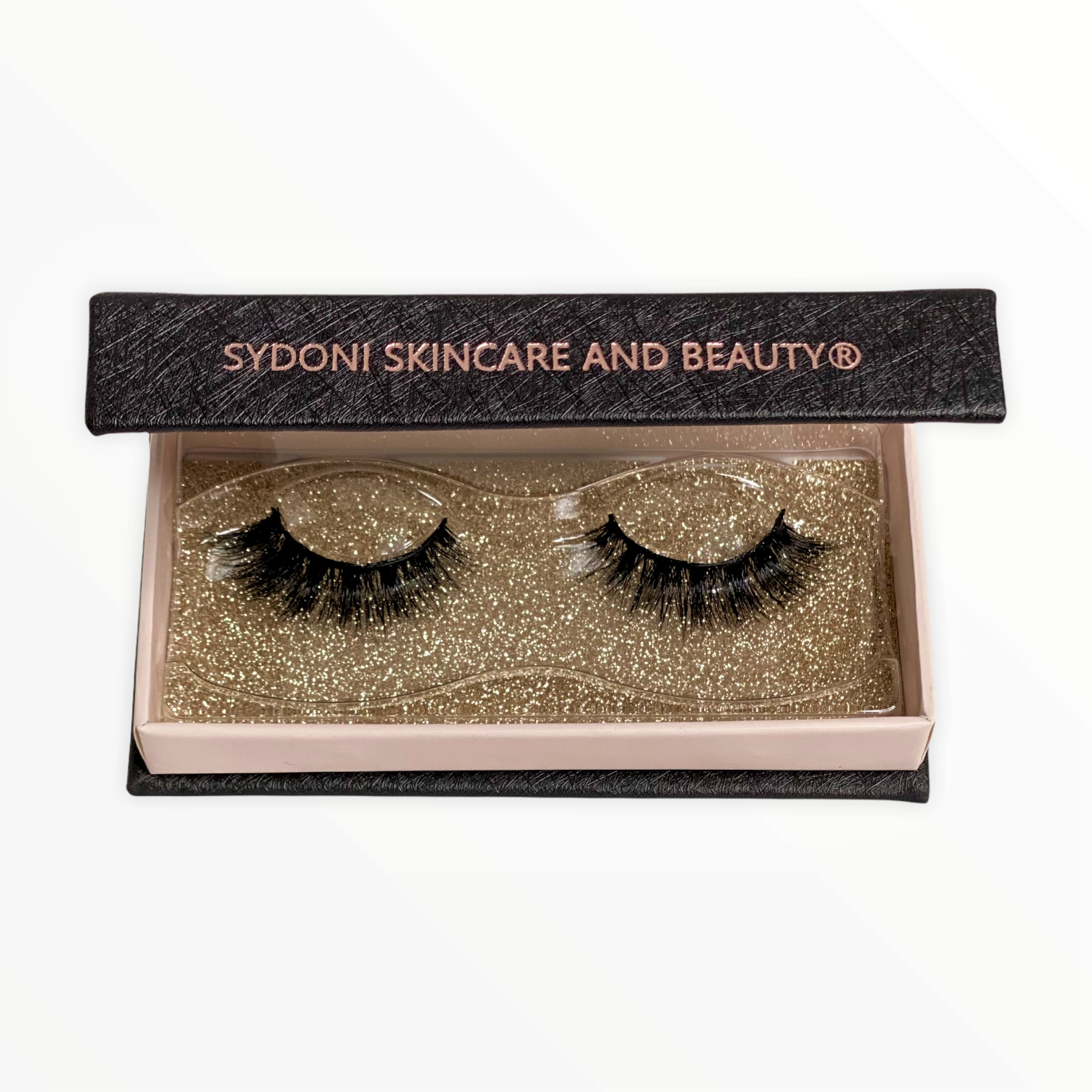 SASHA Mink Lashes displayed in elegant packaging, showcasing their luxurious 3D design made from real mink fur.