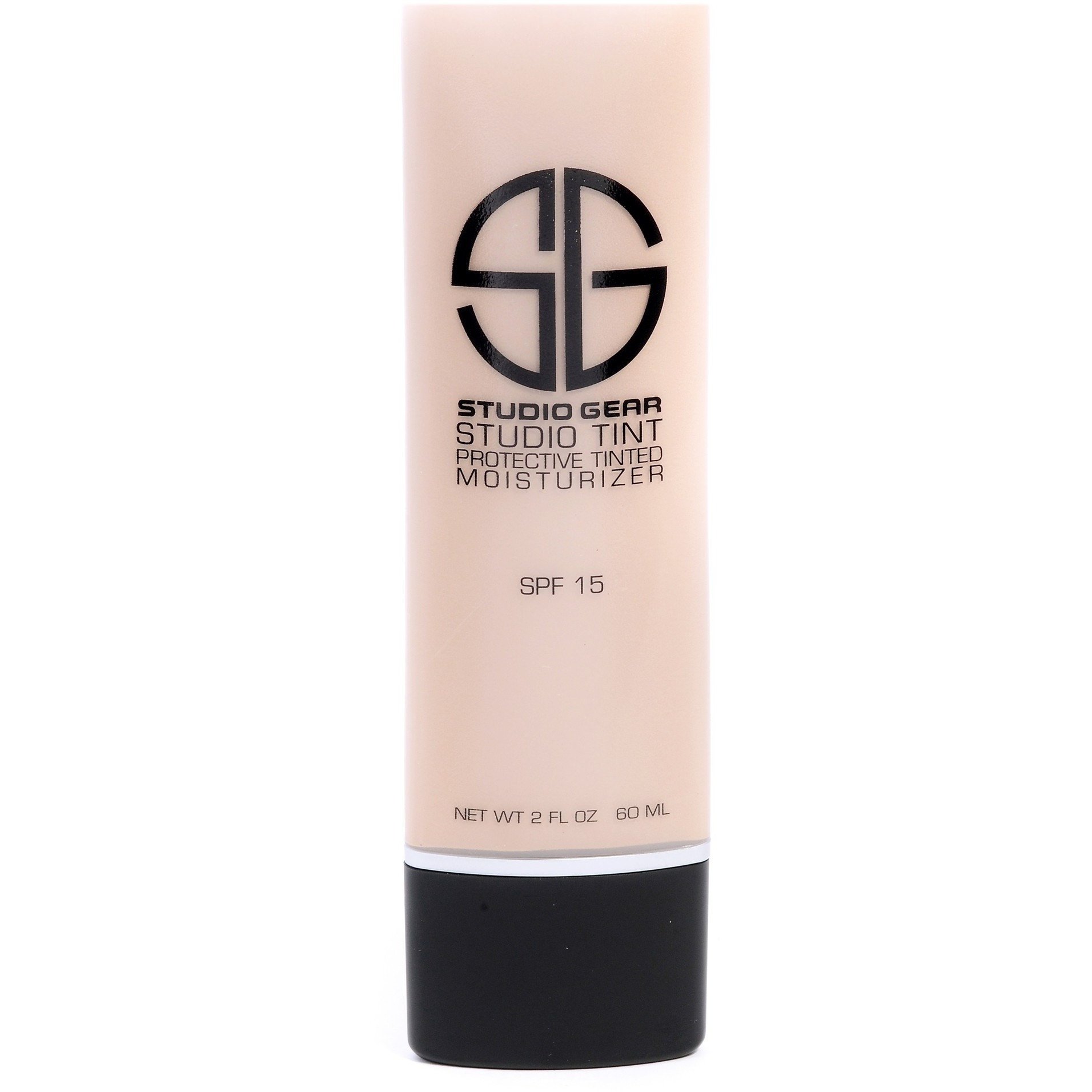 Studio Gear Cosmetics Studio Tint Protective Tinted Moisturizer in a sleek tube, showcasing its lightweight formula and SPF protection.