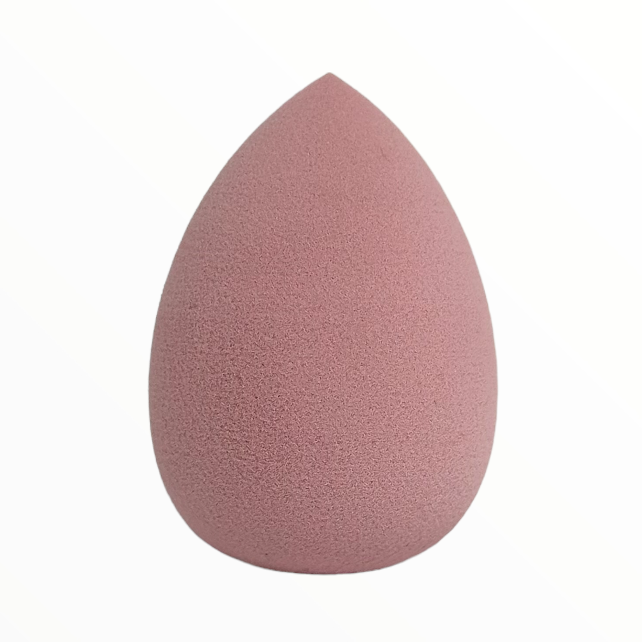 Teardrop Beauty Blender makeup sponge in vibrant color, designed for blending creams, powders, and liquids, showcasing its unique shape and texture.