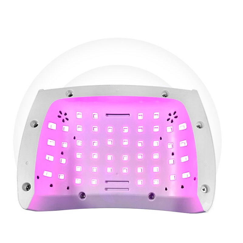 Flagship 2.0 Nail Lamp with 48 LED beads for quick gel nail drying, featuring a sleek design and smart sensor technology.