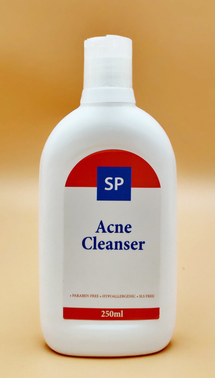 SP Acne Treatment system including cleanser and cream for effective acne care.