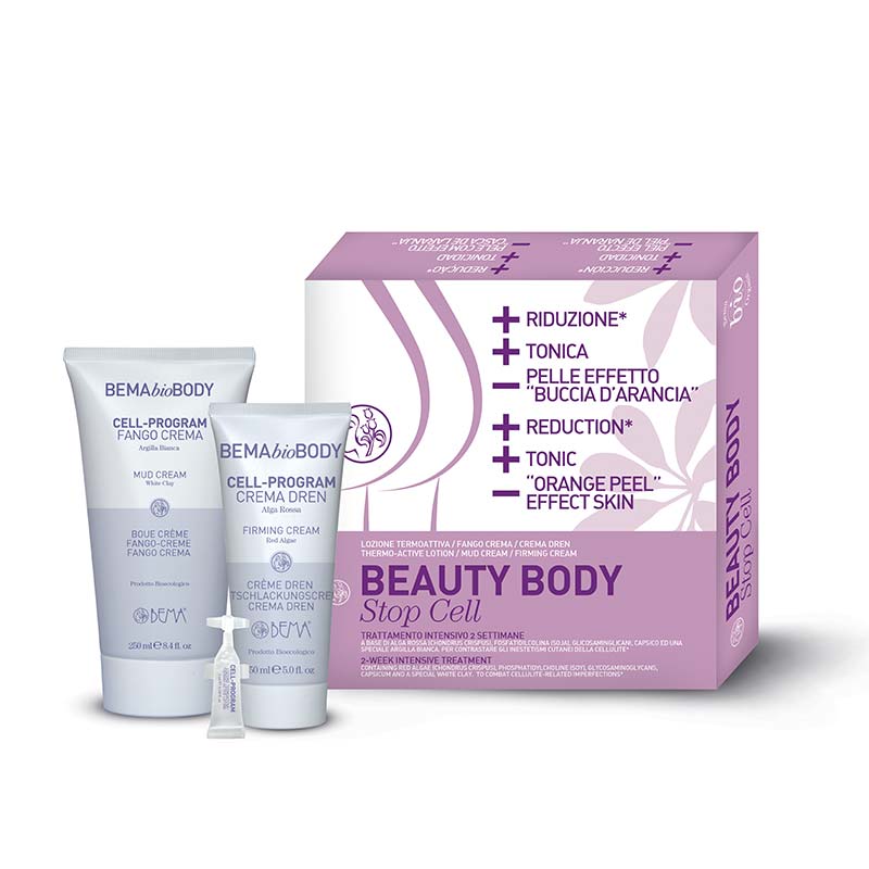 Beauty Body Kit featuring three skincare products for detox and hydration, designed for a 2-week treatment.