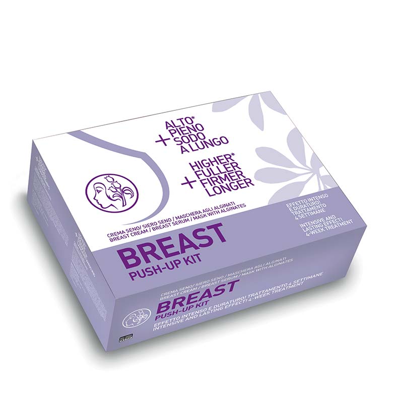 Breast Push Up Kit featuring natural ingredients for skin tightening and firming.