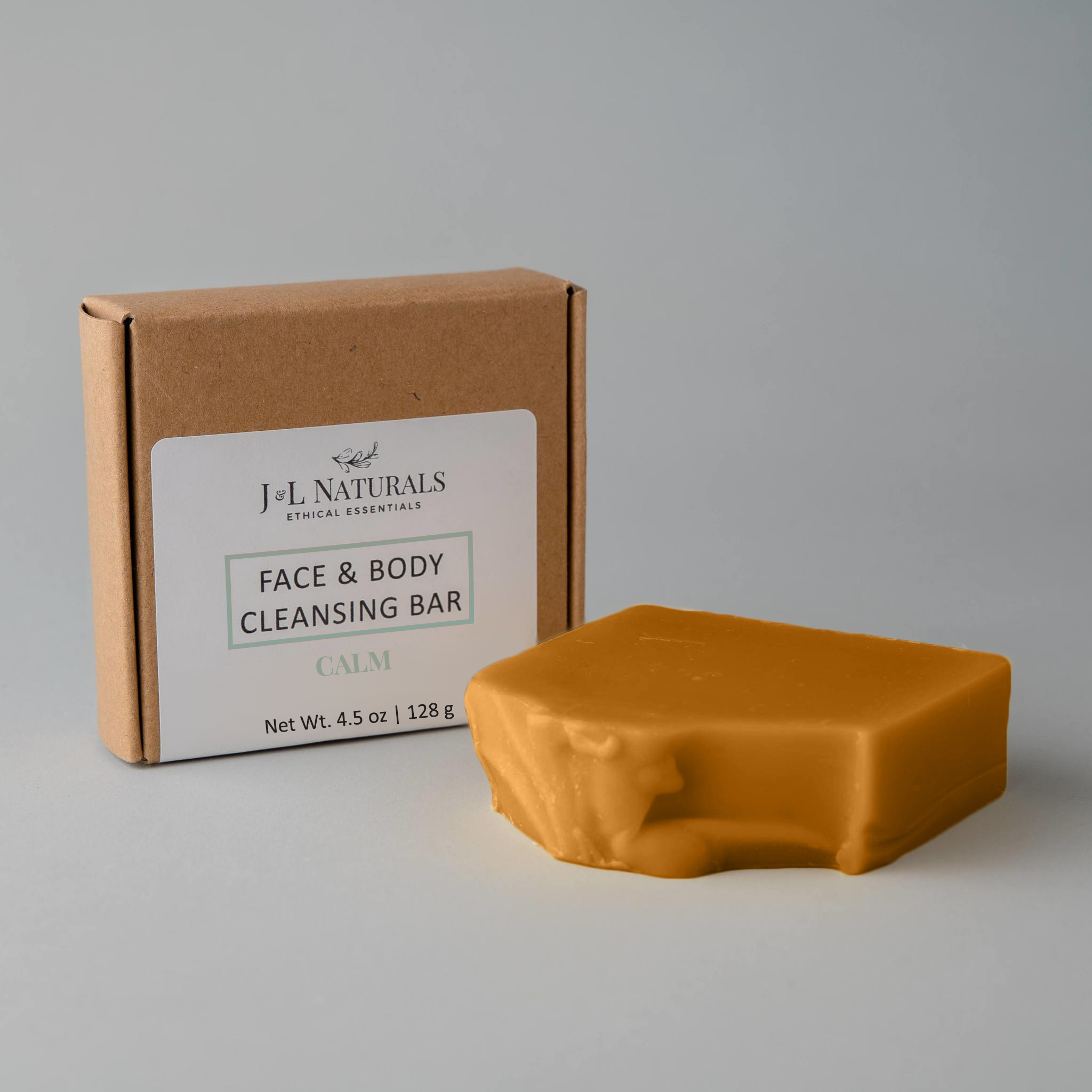 Two natural Cleansing Bars in eco-friendly packaging, showcasing their gentle and nourishing properties for all skin types.