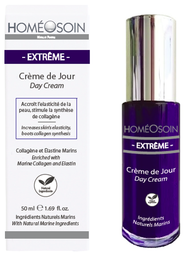 Crème de Jour / EXTRÊME cream in a sleek jar, showcasing its luxurious texture and hydrating properties.