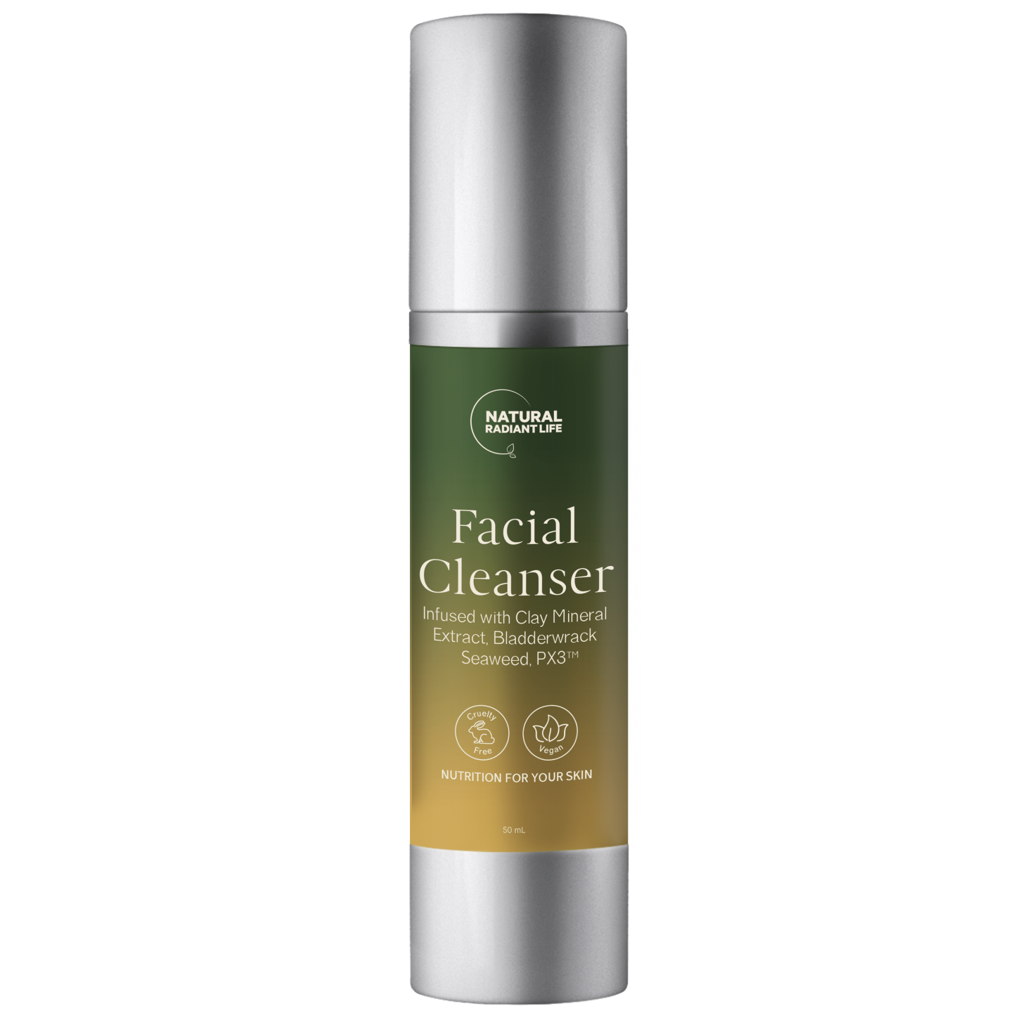 Daily Hydrating Facial Cleanser bottle with a nutrient-rich formula for radiant skin.