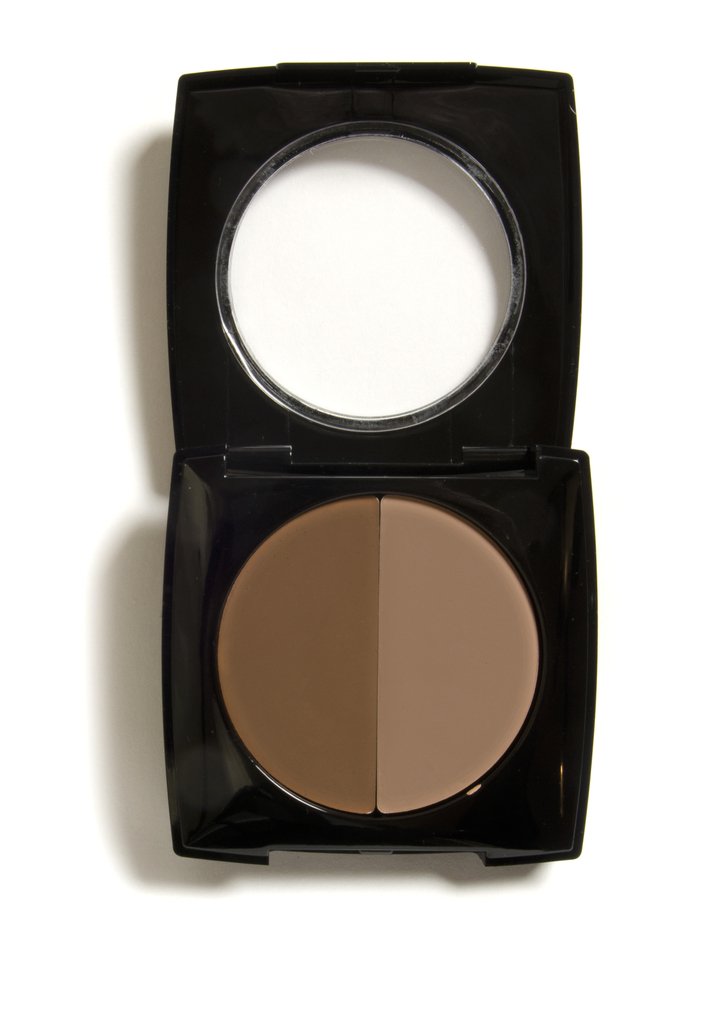 Danyel's Duo Blenders Contouring Foundation in Tropical Bronze/Soft, showcasing its creamy texture and packaging.