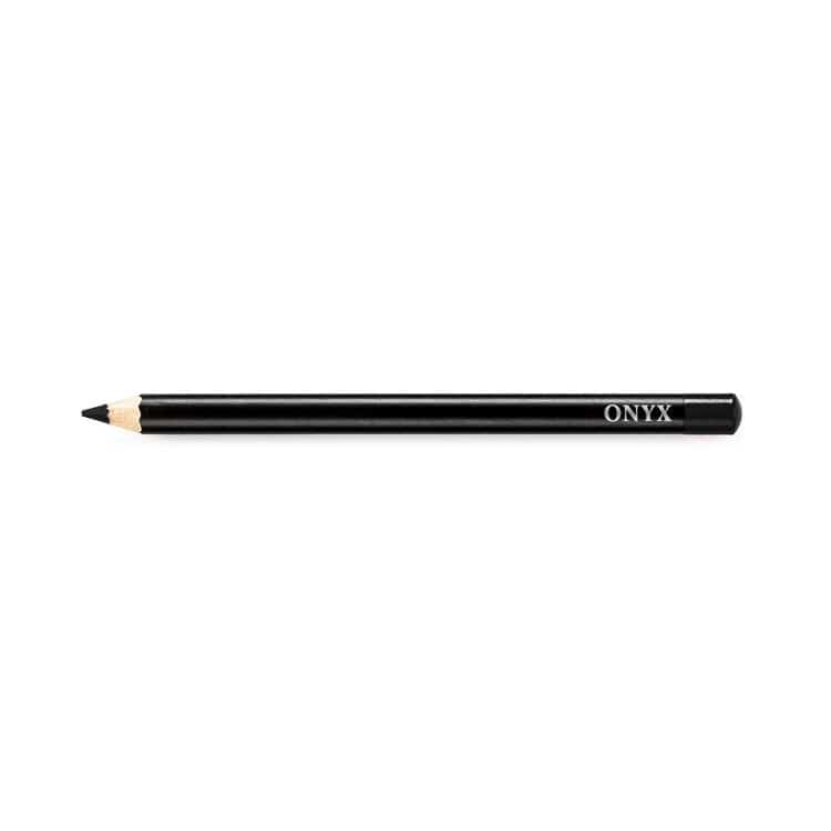 Danyel' Sensitive Eye Liner Pencils in Black, Dark Brown, Taupe, and Charcoal, showcasing their soft texture and smudge-proof design.