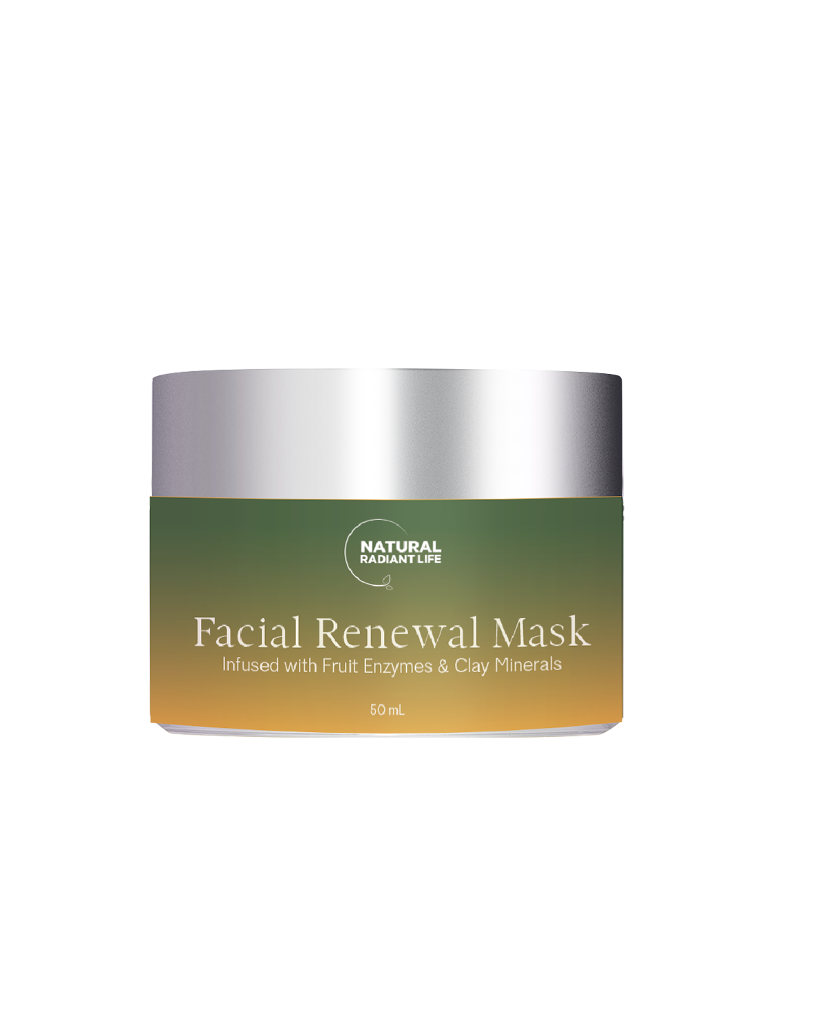 Detoxifying Clay Mask in a jar with a smooth texture, surrounded by natural ingredients, showcasing its rejuvenating properties.