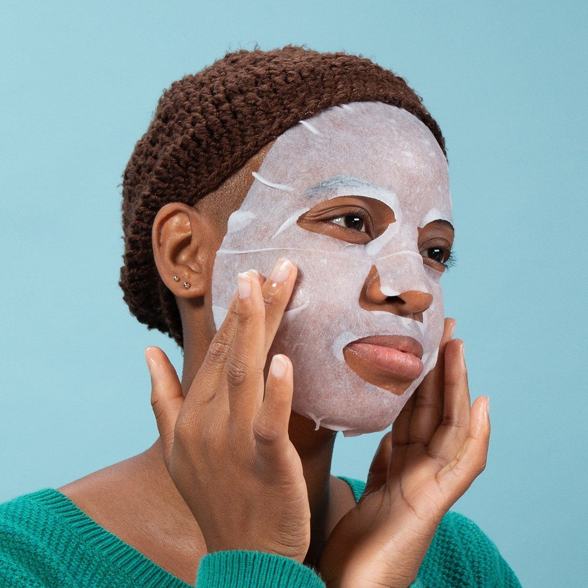 Everyday Almond Skin Strengthening Sheet Mask displayed on a clean surface, showcasing its packaging and design.